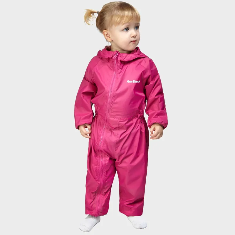 Peter Storm Kids' Waterproof Suit, Pink