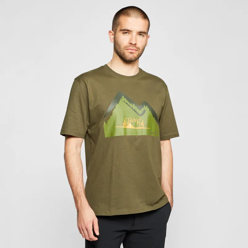Peter Storm Men's Mountain Tent Tee Green