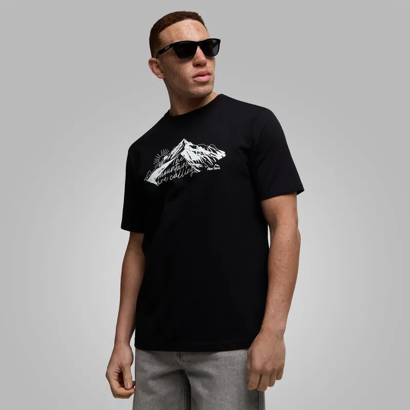 Peter Storm Men's Peak Tee Black S Male