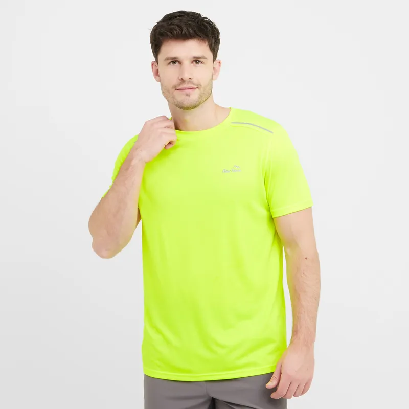 Peter Storm Men's Running Tee, Lime L