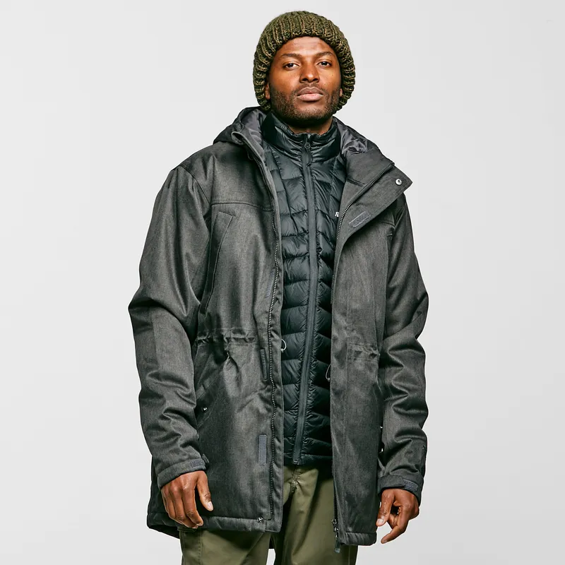 Peter Storm Men's Textured Insulated Jacket Grey