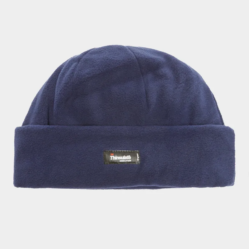 Peter Storm Unisex Thinsulate Fleece Beanie, Navy One Size