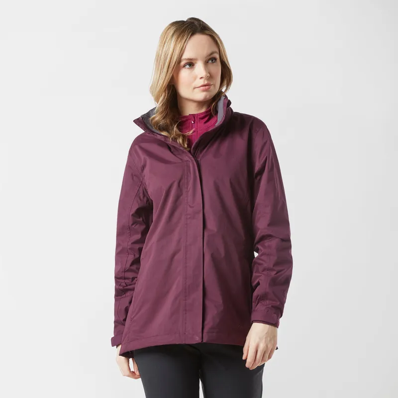 Peter Storm Women's Downpour Waterproof Jacket, Plum 18