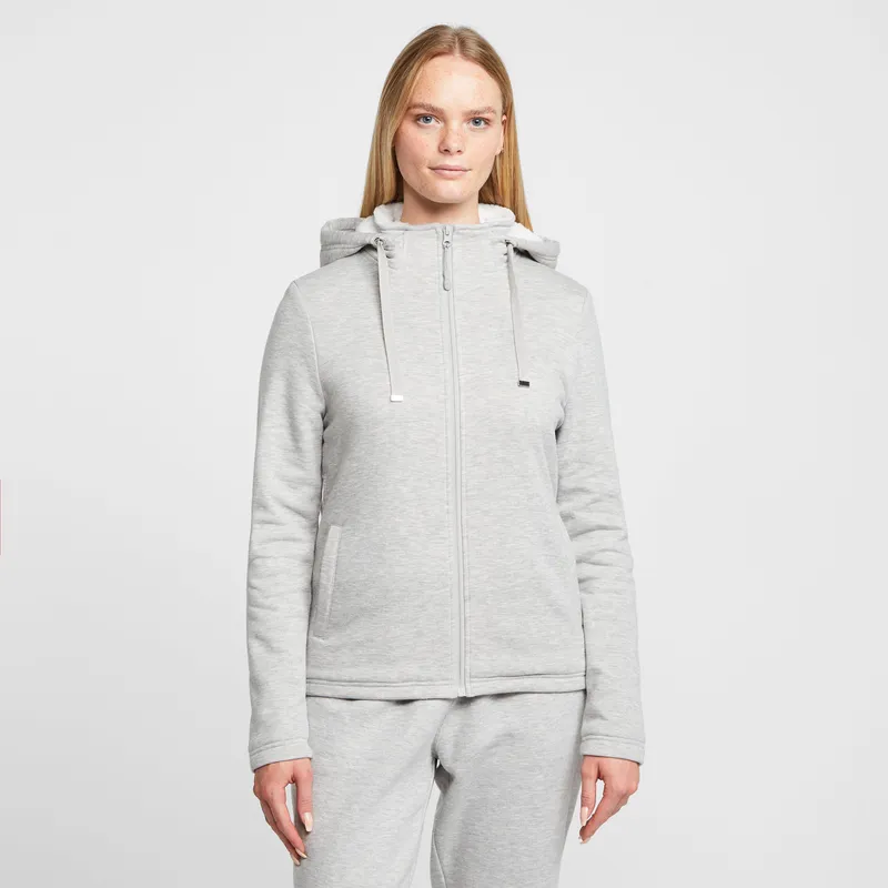 Peter Storm Women's Holran Full Zip Hoodie Grey