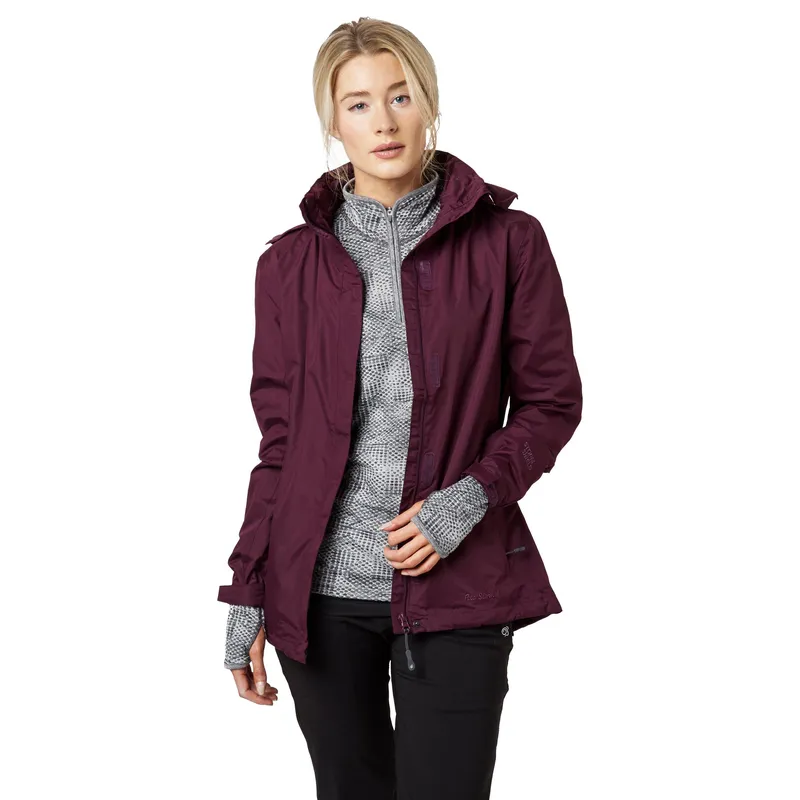 Peter Storm Women's Downpour Waterproof Jacket Plum