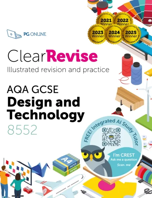 PG Online Limited Clearrevise Aqa Gcse Design And Technology 8552