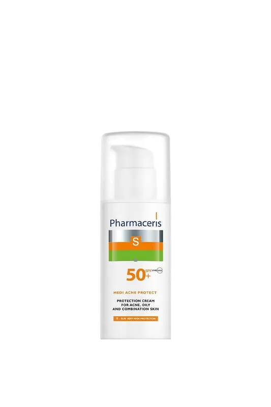 Pharmaceris S - Medi Acne Protect Spf 50+ 50ml in White - White