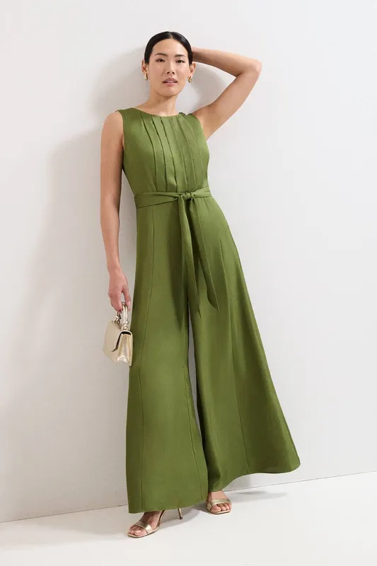 Phase Eight Women's Janine Jumpsuit in Olive Size: 22 Olive 22