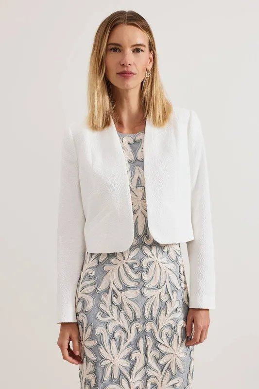 Phase Eight Women's Olivia Jacket in White Size: 18 White 18