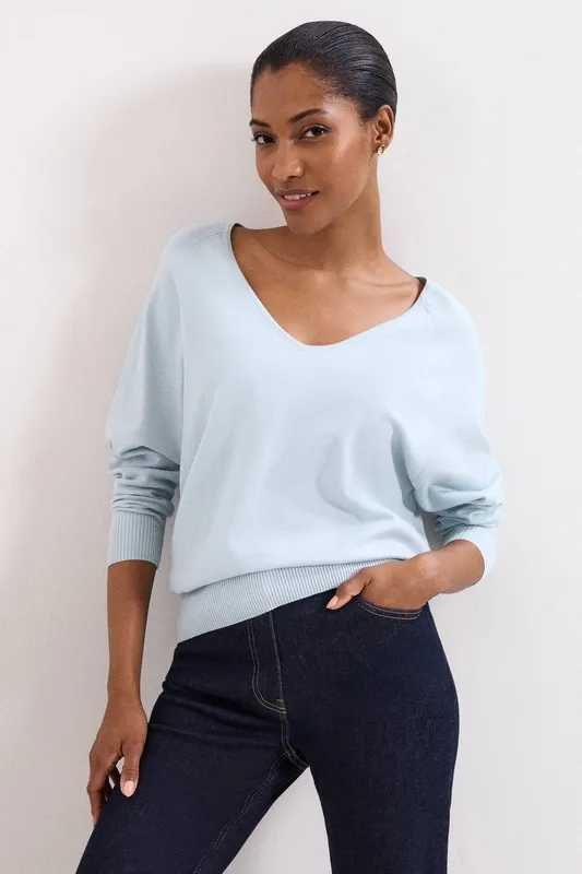 Phase Eight Women's Senita Knit Sweater in Mint Size: Small - Mint - Size: S