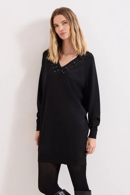 Phase Eight Women's Senita Tunic in Black Size: 14 Black 14