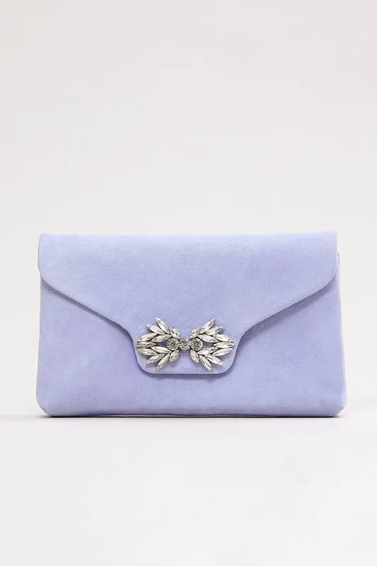 Phase Eight Women's Sparkle Clutch Bag in Pale Blue - Pale Blue