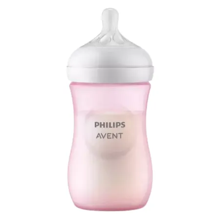 Philips Avent Natural Response 1+ Months Baby Feeding Pink Bottle â 260 ml