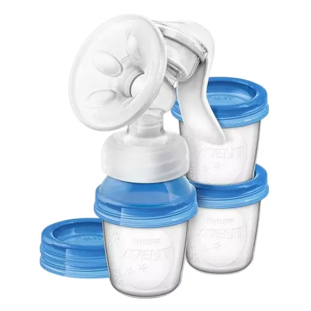 Philips Avent SCF330 Breast Pump with 3 Cups