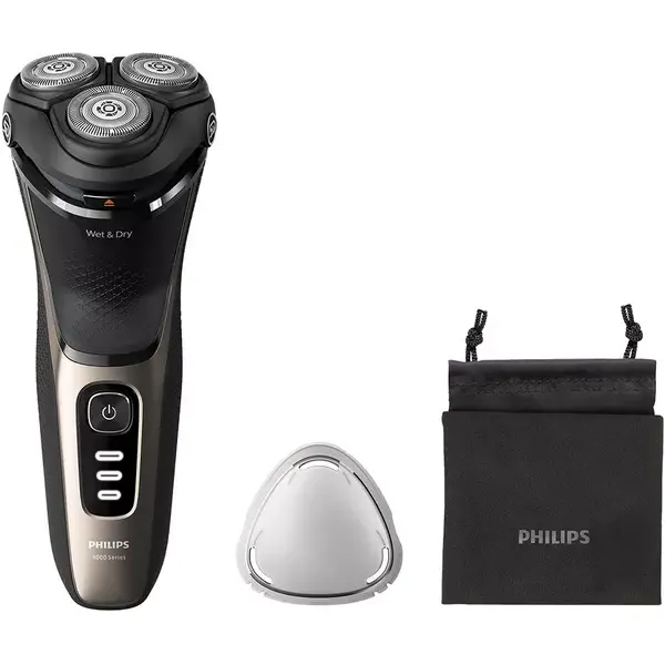 Philips Series 3000 S3242/12 Wet & Dry Rotary Shaver [Black]