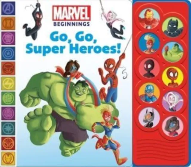 PI Kids Marvel Beginnings: Go, Go, Super Heroes! Sound Book