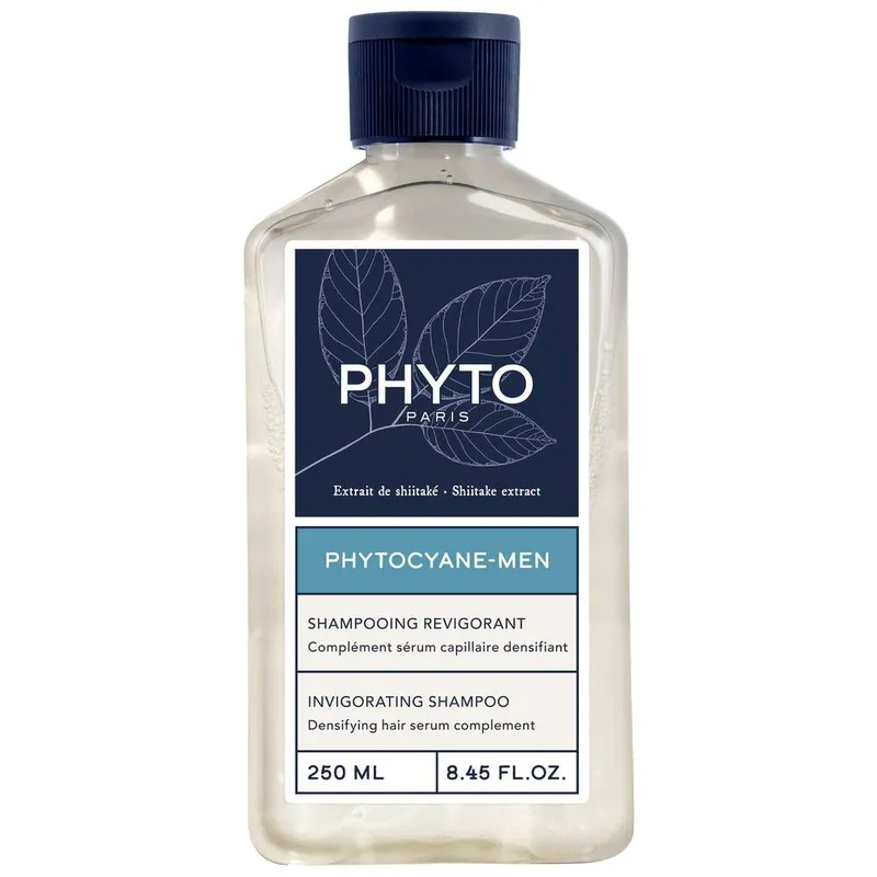 Phyto Men's Phytocyane-Men Invigorating Shampoo 250ml in Clear Clear female