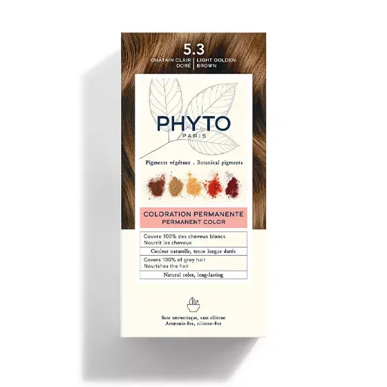 Phytocolor Set 5.3 Light Golden Chestnut