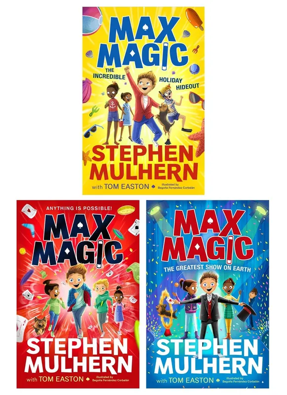Max Magic Series By Stephen Mulhern And Tom Easton 3 Books Collection Set - Age 7-12 - Paperback Piccadilly Press