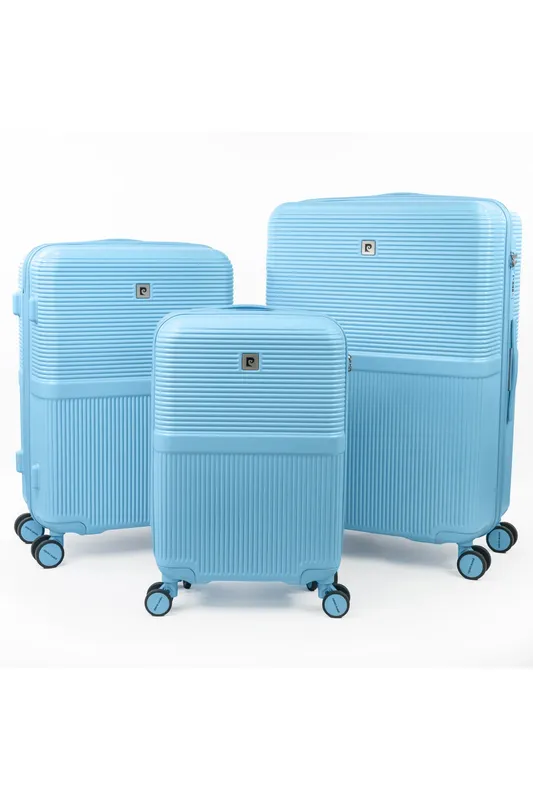 Pierre Cardin Monaco Premium Suitcases Luggage Hardshell 3pc Set