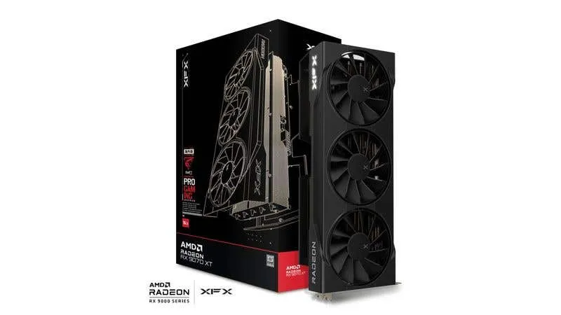Pine Xfx Swift Amd Radeon RX 9070XT 16GB GDDR6 Gaming Graphics Card - RX-97TSWF3B9