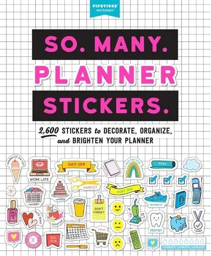 Pipsticks®+Workman® So. Many. Planner Stickers.