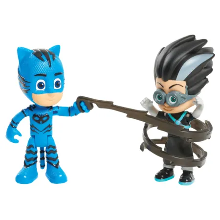 PJ Masks Pyjama Heroes Figure Set - Catboy & Romeo