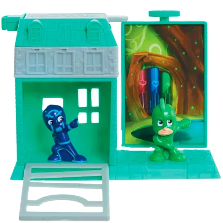 PJ Masks Pyjama Heroes Trap & Escape Play Set - Gekko & Night Ninja