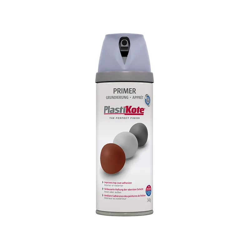 Plastikote - 440.0025003.076 Twist & Spray Primer Grey 400ml PKT25003