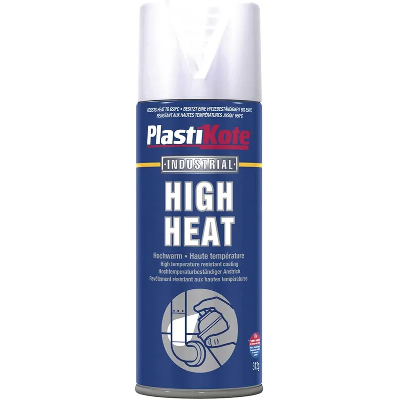PlastiKote 440.0002301.076 2301 High Heat Paint Black 400ml