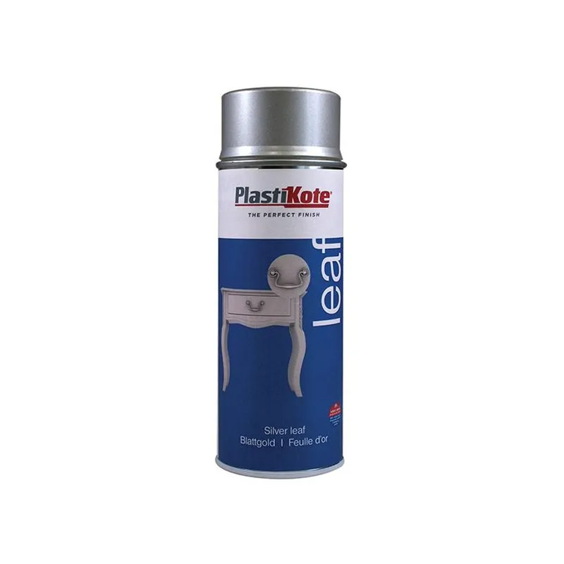 Plastikote Leaf Spray Silver 400Ml Silver