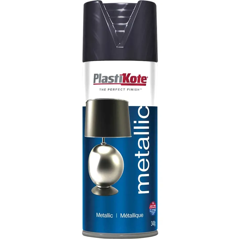 Plastikote Metallic Spray Graphite 400Ml Graphite
