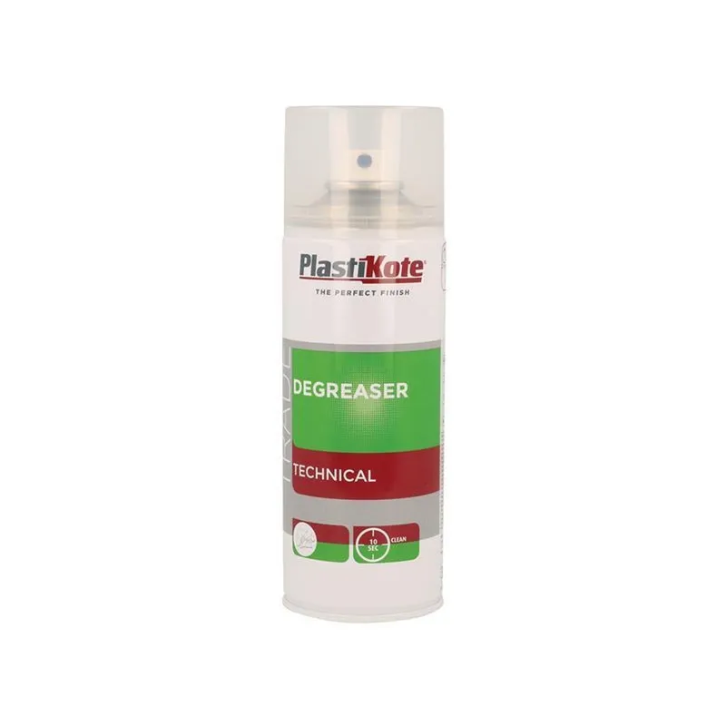Plastikote Trade Degreaser Spray 400Ml in Clear Clear