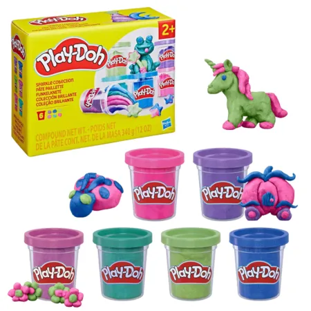 Play-Doh Sparkle Modelling Compound Set â 6 Pcs