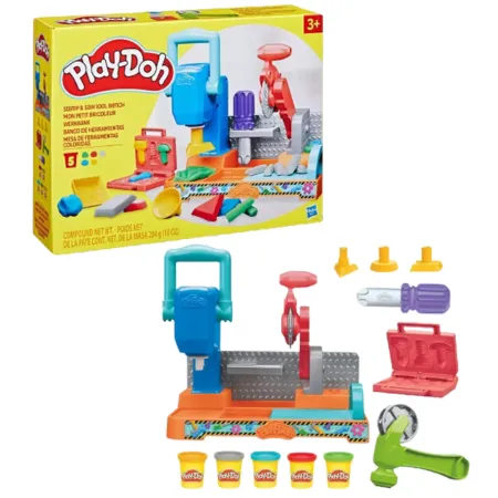 Play-Doh Stamp & Saw Tool Bench Playset