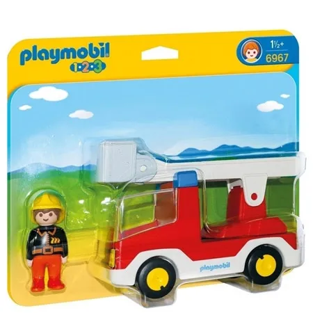 Playmobil 1.2.3 Fire Truck with Ladder