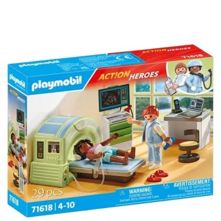 Playmobil Action Heroes Mri Scanner with Patient Playset