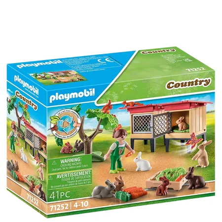 Playmobil Country Rabbit Hutch Playset