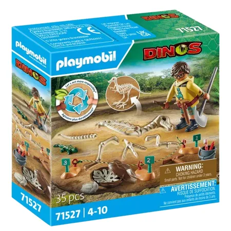 Playmobil Dinos Archaeological Dig with Dinosaur Skeleton Playset