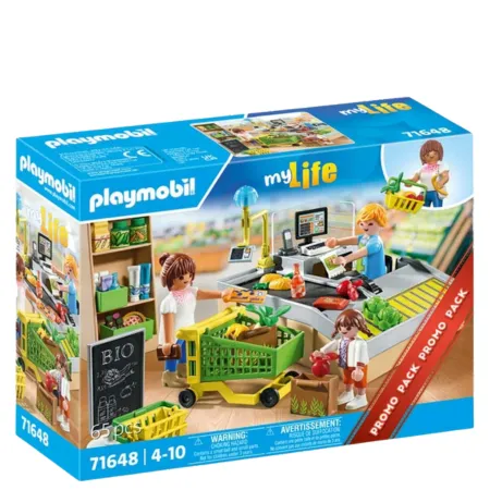 Playmobil My Life Organic Supermarket Playset