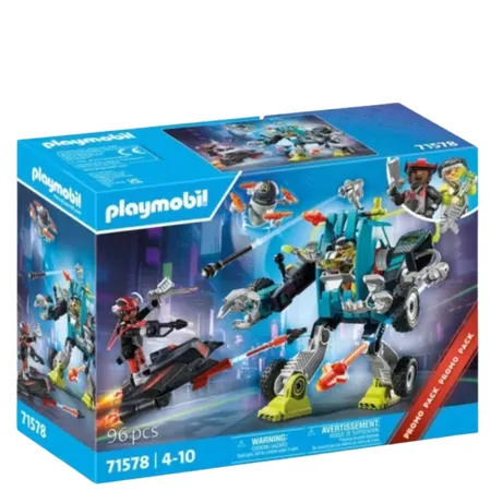 Playmobil Robot vs. Glider Playset