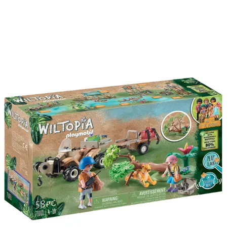 Playmobil Wiltopia Animal Rescue Quad Playset