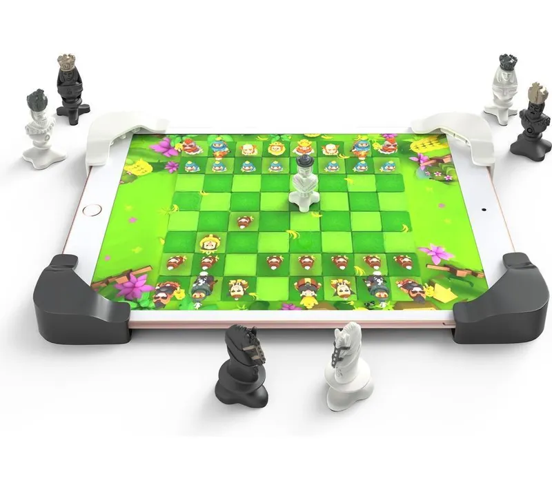 Playshifu Chess Board Game, White,Black