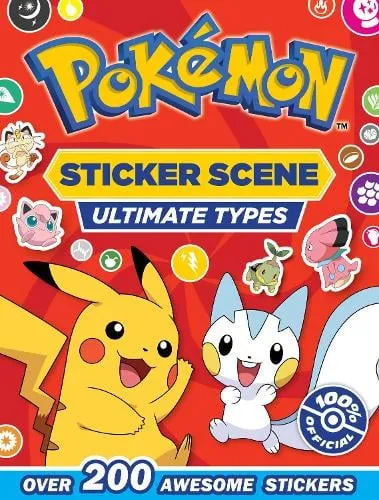 Pokemon PokÉMon Ultimate Types Sticker Scene