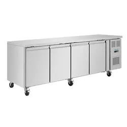 Polar U-Series Four Door Counter Fridge 553Ltr