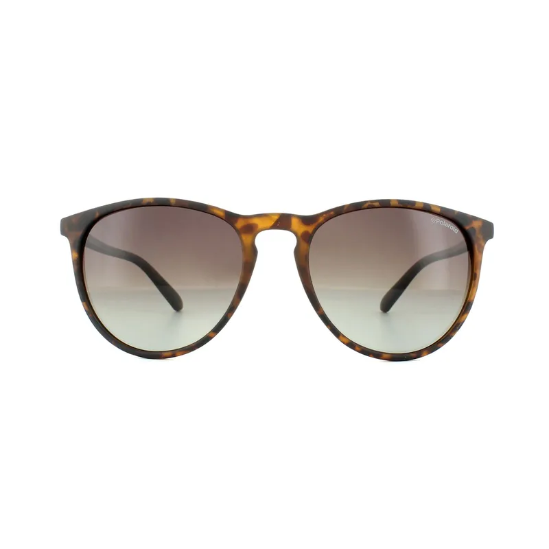 Polaroid Cat Eye Womens Havana Brown Gradient Polarized Sunglasses - One Size
