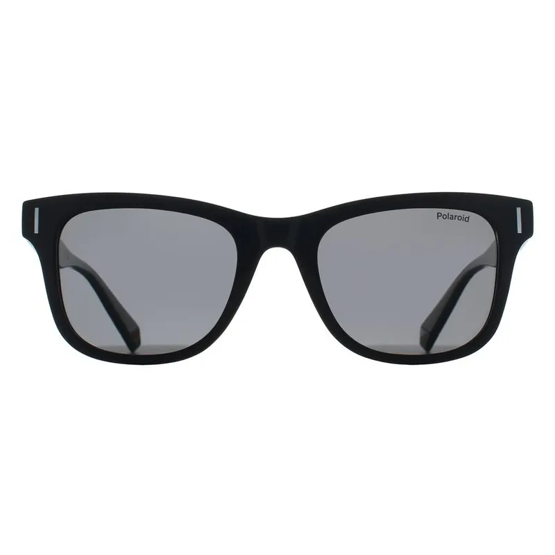 Polaroid Unisex Square Black Grey Polarized Pld 6206/S Black female