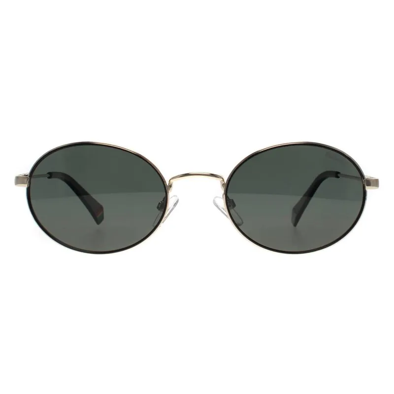 Polaroid Women's Oval Black Gold Green Polarized Pld 6228/S/X Gold female