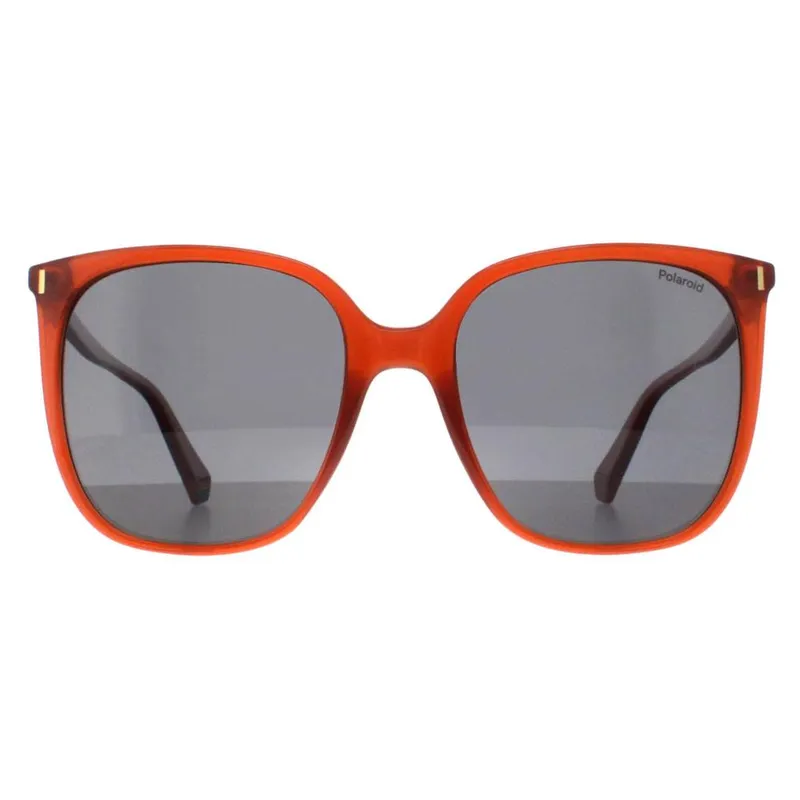 Polaroid Women's Square Orange Grey Polarized Pld 6218/S Orange female