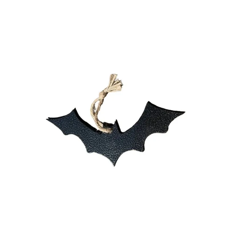 Poppyforge Hanging Bat Garden Art (Pack of 3) - W20 x H8 cm - Black Black